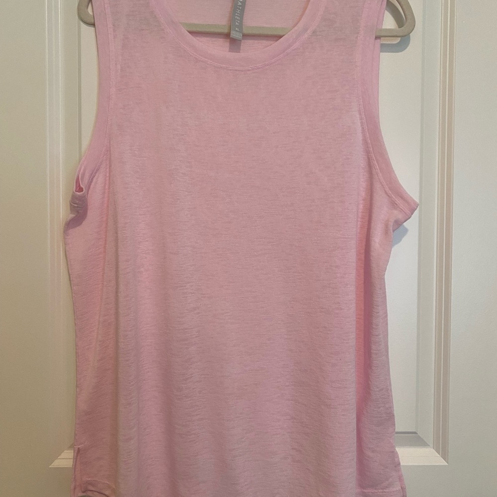 Pink Athleta Breezy Tank